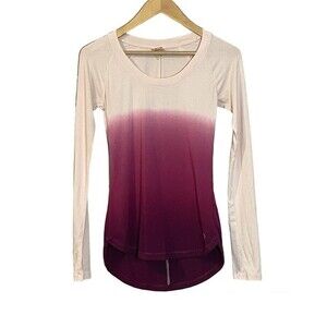 Calia by Carrie Underwood long sleeved Ombré top in two toned pink, women’s XS
